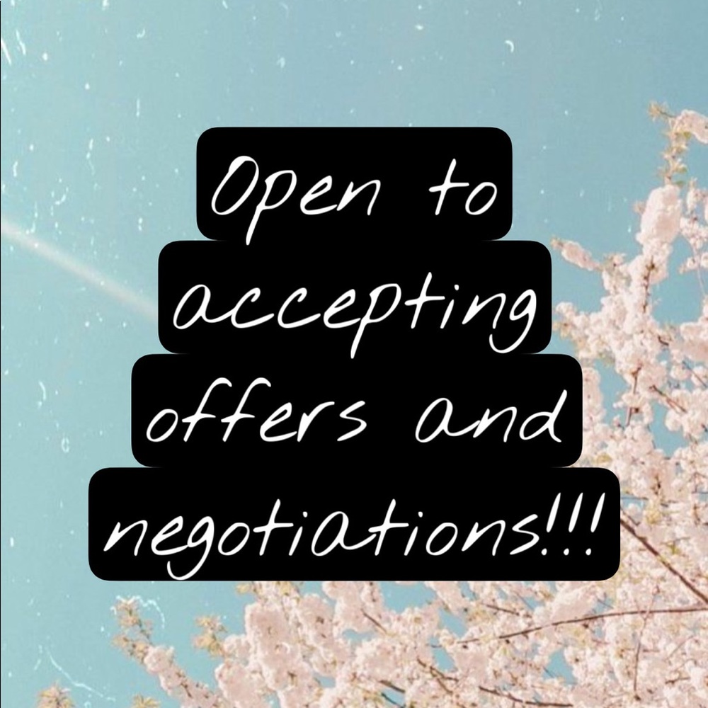 Open to Offers!!!